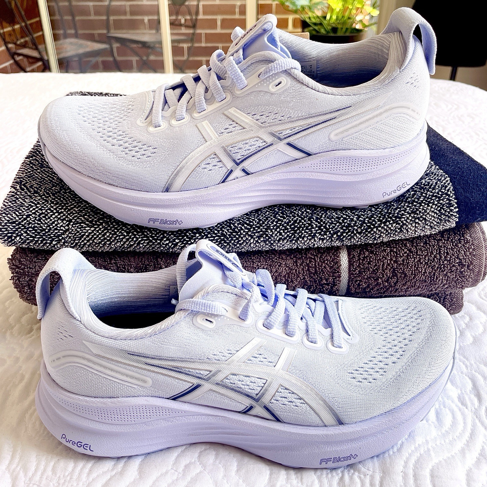 ASICS GEL Kayano 32 Womens Running Shoes Size 8 US Blue Fade Indigo Fog New