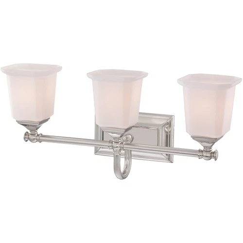 Quoizel NL8603 Chrome Nicholas 3-Light 22"W Bathroom Vanity Light - Picture 5 of 7