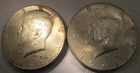 Lot of Two 2 1964 Kennedy Silver Half Dollars-LOT  I
