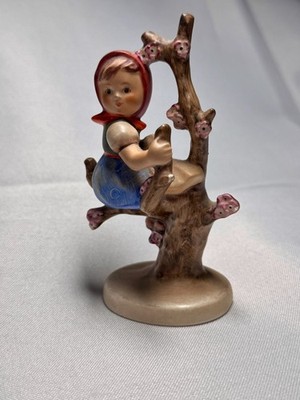 Hummel Goebel APPLE TREE GIRL 4'' Figurine 141 3/0 TMK3  Pretty flowering branch