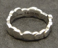 Tiffany & Co. Paloma Picasso Herz Band Ring Sterlingsilber 925 Gr. J 1/2 R135