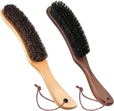 2 Pcs Felt Hat Brush kit,Horsehair Brush Cleaning Cowboy Hat Removes Dust Stains