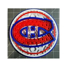 Montreal Canadiens Wall Art Or Display 3D printed Dimensional Mosaic