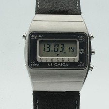 Omega OMEGA Speedmaster LCD Mens Watch 196.0103 Papers Rare OM425