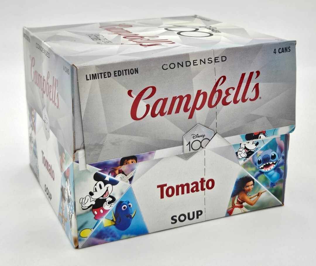 New Disney 100th Anniversary Campbell's Tomato Soup Limited