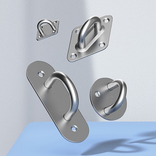 Augplatte Edelstahl A2 Deckenhaken Ringplatte  Mastplatte Verzurröse Ösenplatte - Bild 5 von 14