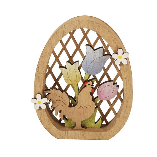 Hollow Bunny Egg Ornament Handicrafts Hand Craft Table Decor - Picture 4 of 10