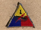 Early WW2 US ARMY MILITARY 5th Armored Division Tank Woolie Patch