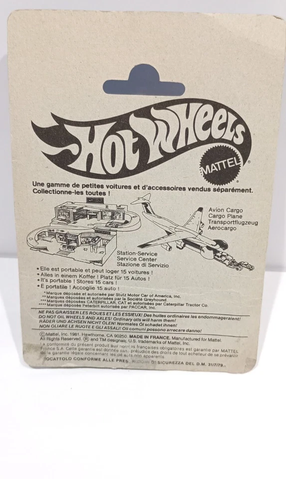 Hot Wheels 1982 Francia Diecast Rojo Renault 5 Tres Puertas Con Tarjeta Le Car Nº 3292 Foto 2 de 4