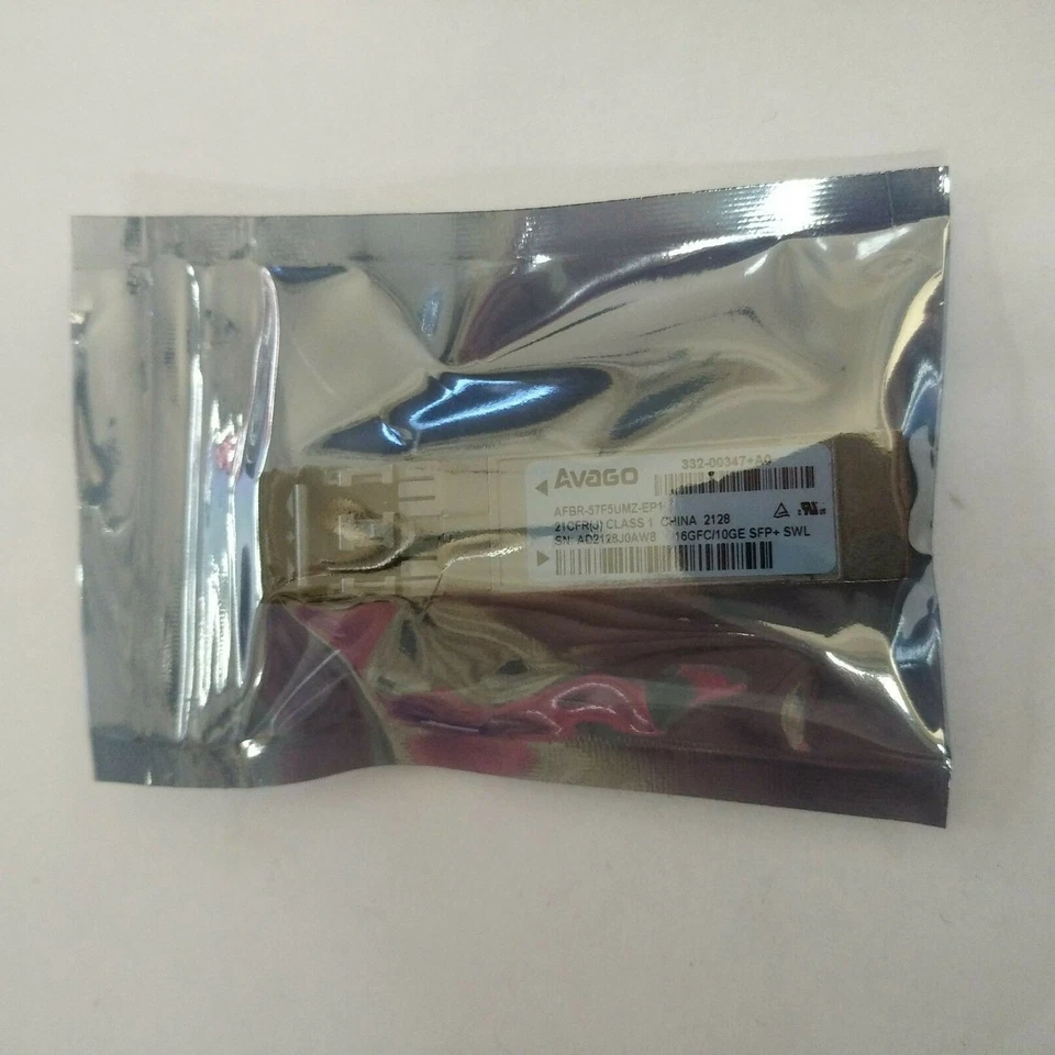 New  NetApp 332-00347+A0 SFP+ Optical 10GB Transceiver AFBR-57F5UMZ-EP1 - Image 2 of 2