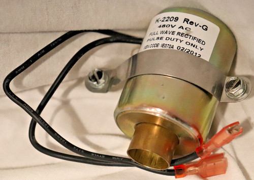 K-2209 GE Zenith Solenoid 480V F17 Power Panel CN CE 480V ATS w/ Bracket IE070A