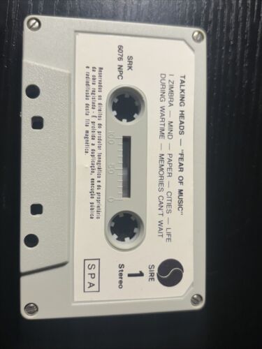 Talking Heads - Fear of Music (1979, Sire) Cassette Tape Used BUY 2, GET 1 FREE - Picture 4 of 4