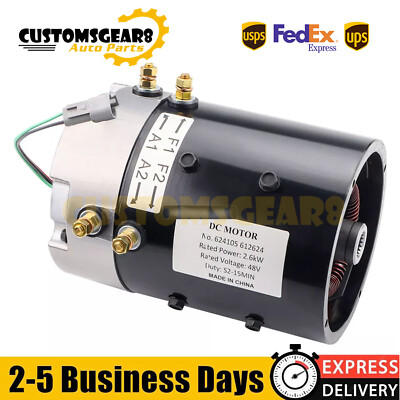 For 624105 Golf Cart Motor DL9-4006 TXT T48 48V Freedom Express S4 NIDEC 612624