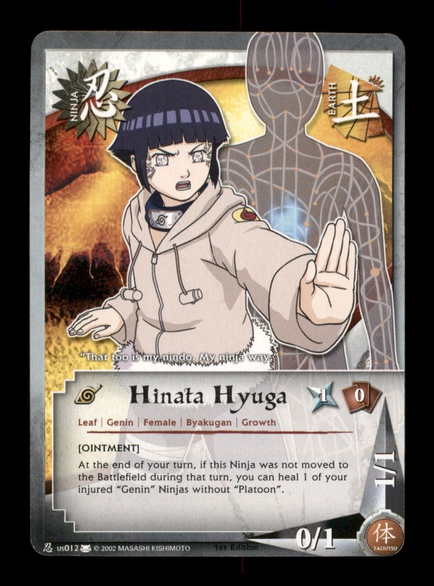 Hinata Hyuga 12 Naruto Shonen Jump Trading Card TCG CCG | eBay
