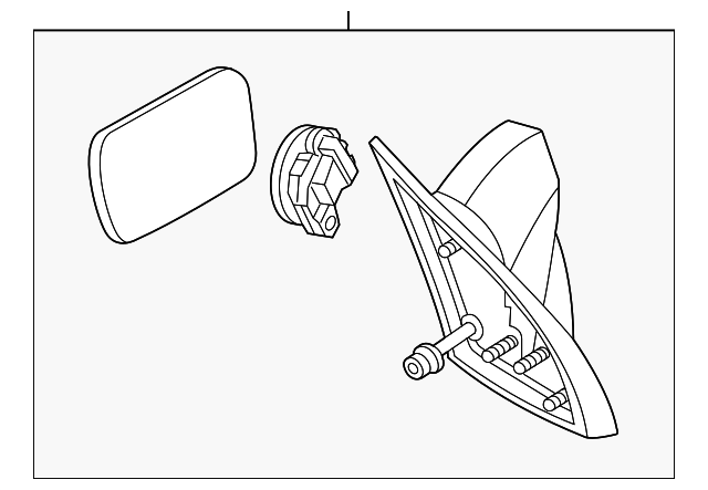 Genuine GM F Mirror 15213853