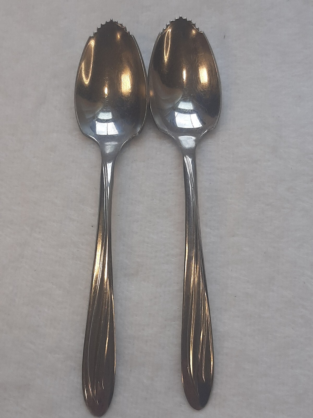 Superior DYNAMIC 2 Grapefruit Spoons Stainless Steel Flatware Vintage Replacements  