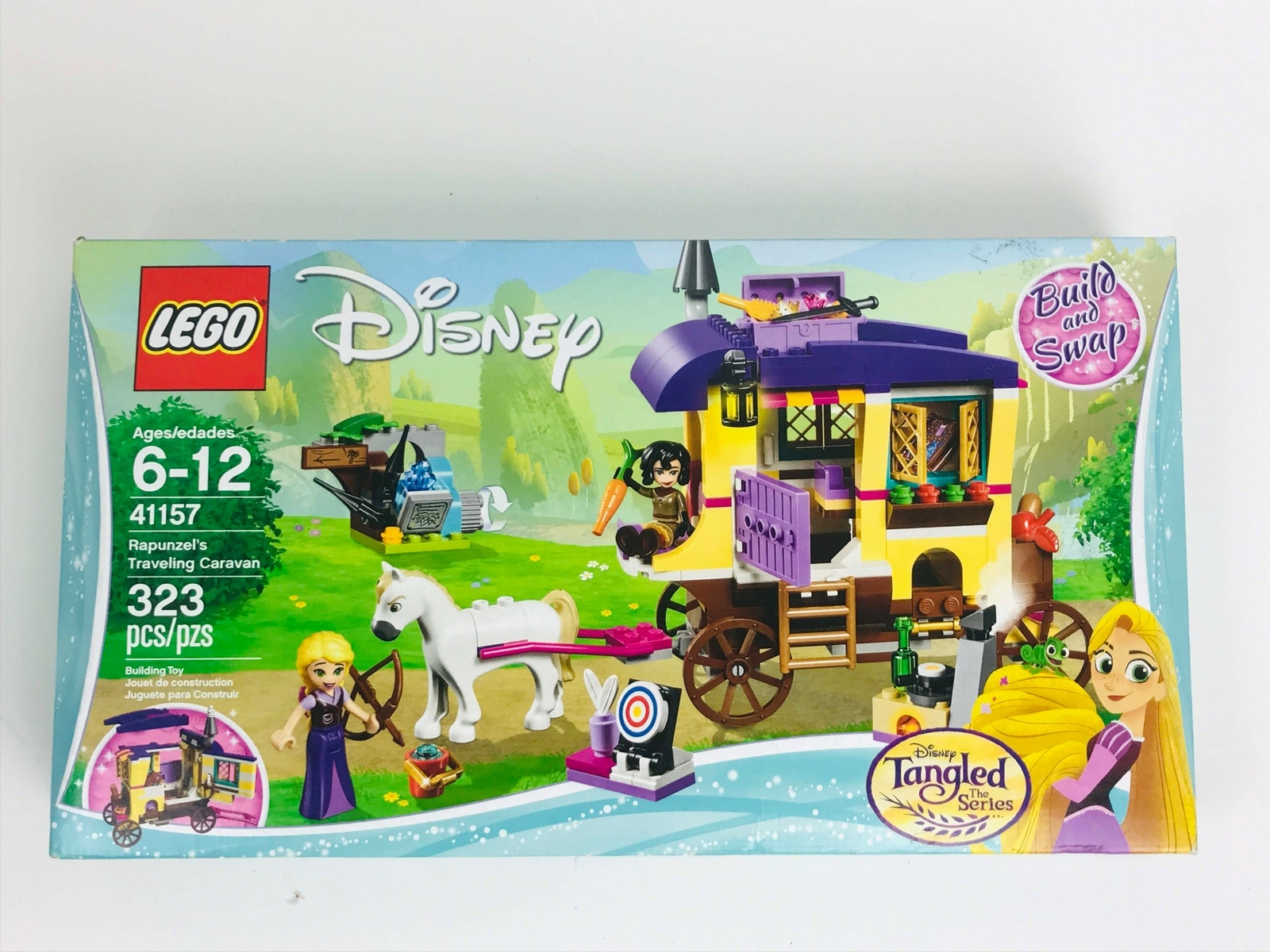 lego disney princess rapunzel's travelling caravan