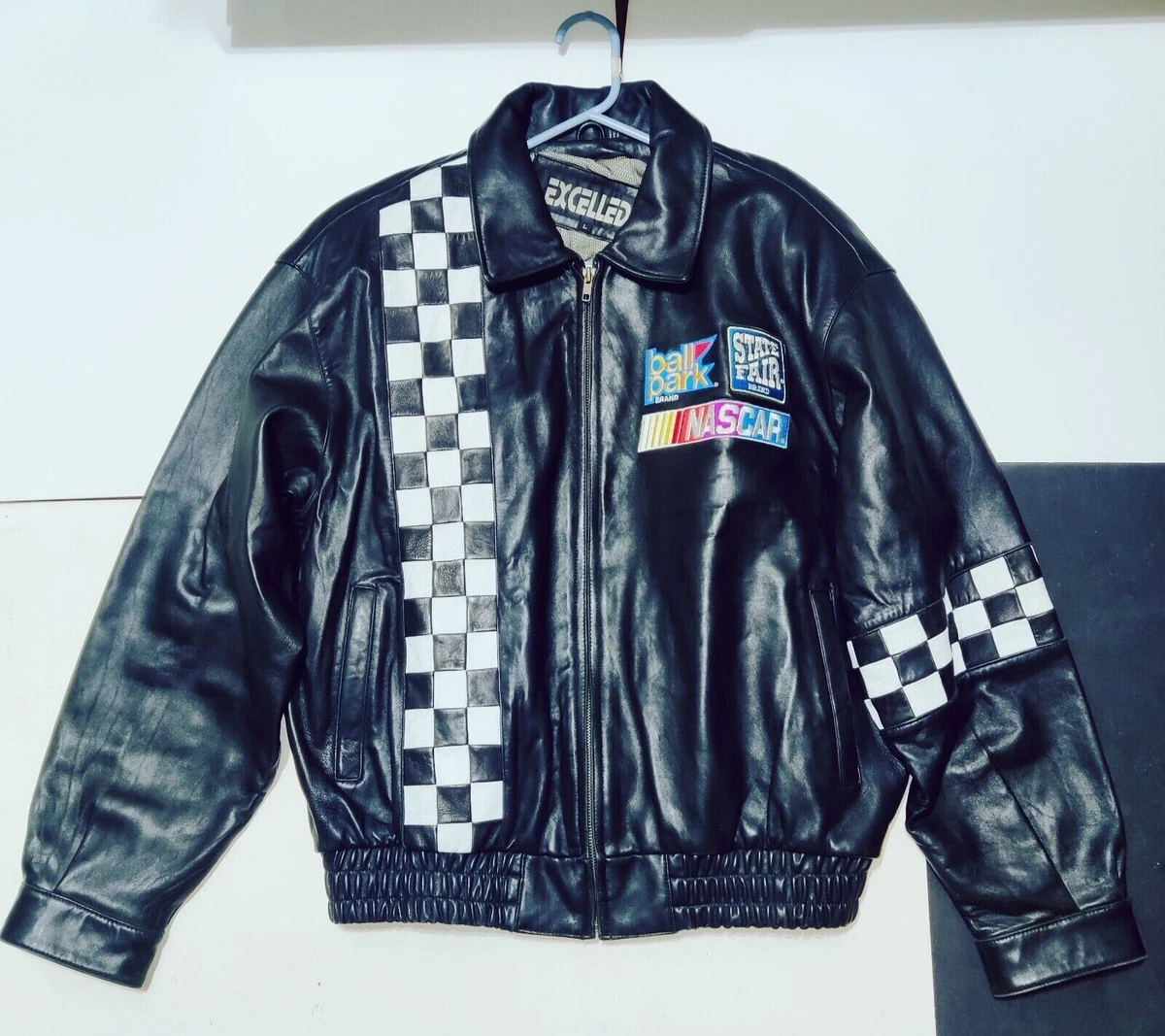 Excelled genuine top leather jacket