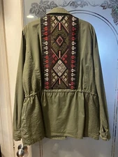 Flutter by DNCE in marvel jacket NWOT military style size large