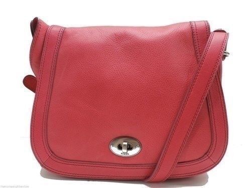 Fossil Marlow Leather Flap Crossbody 