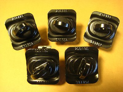 SET OF 5 GM PUBX Accessories Truck Bed Cargo Tie Down Loop Kit 23146899 22854815