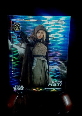 2024 TOPPS CHROME STAR WARS #6 SHIN HATI DEBUT BLUE PULSAR EXCLUSIVE  DELIGHT 