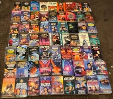 Lot of 65 STAR TREK PaperbackBooks Mix Series, TOS, Voyager, Next Gen See Photos