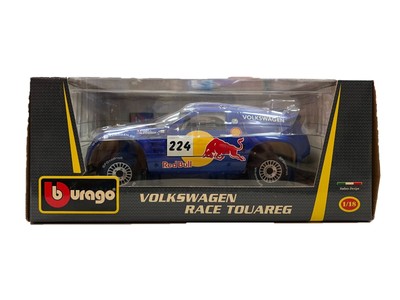 Burago Volkswagen Race Touareg Red Bull 224 39927BB -nuovo-it