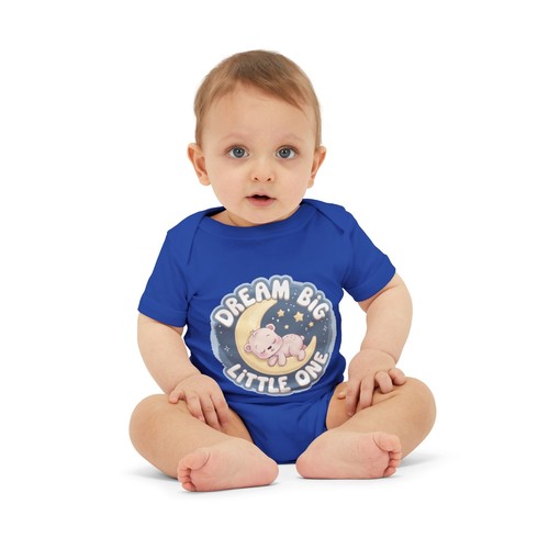 Infant Bodysuit, dream big little one, Baby Romper, Newborn Outfit, Baby - Picture 32 of 37