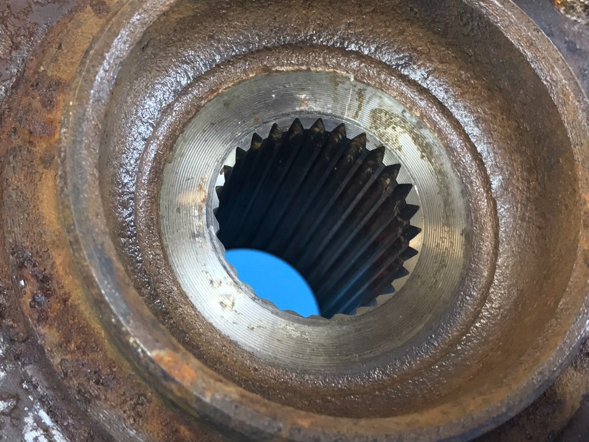 08-15 MITSUBISHI LANCER MR GSR EVO X REAR LEFT SPINDLE