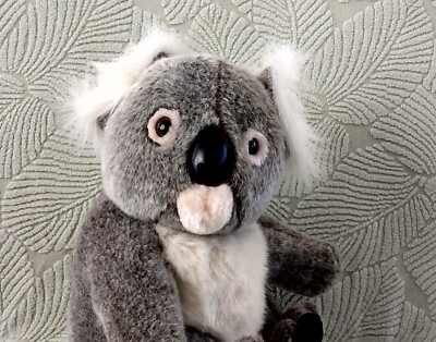 VTG Realistic Koala Bear Plush Gray White 7.5'' Stuffed Animal 2000 Soundprints