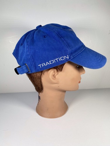 Sombrero Capewell Tradition usado azul y blanco sombrero ajustable para hombre - Imagen 4 de 9