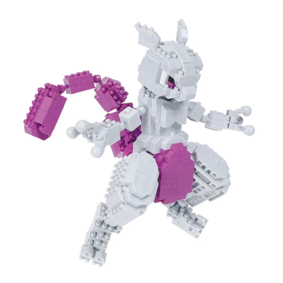 Nanoblock Kawada Pokemon Mewtwo Deluxe Edition 620 Pieces NBPM 101 New fromJapan - Image 4 of 4