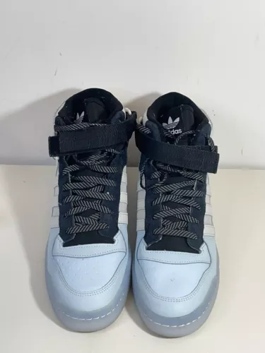 Adidas Men’s Forum Mid Originals Size 10.5 Blue Gray, White