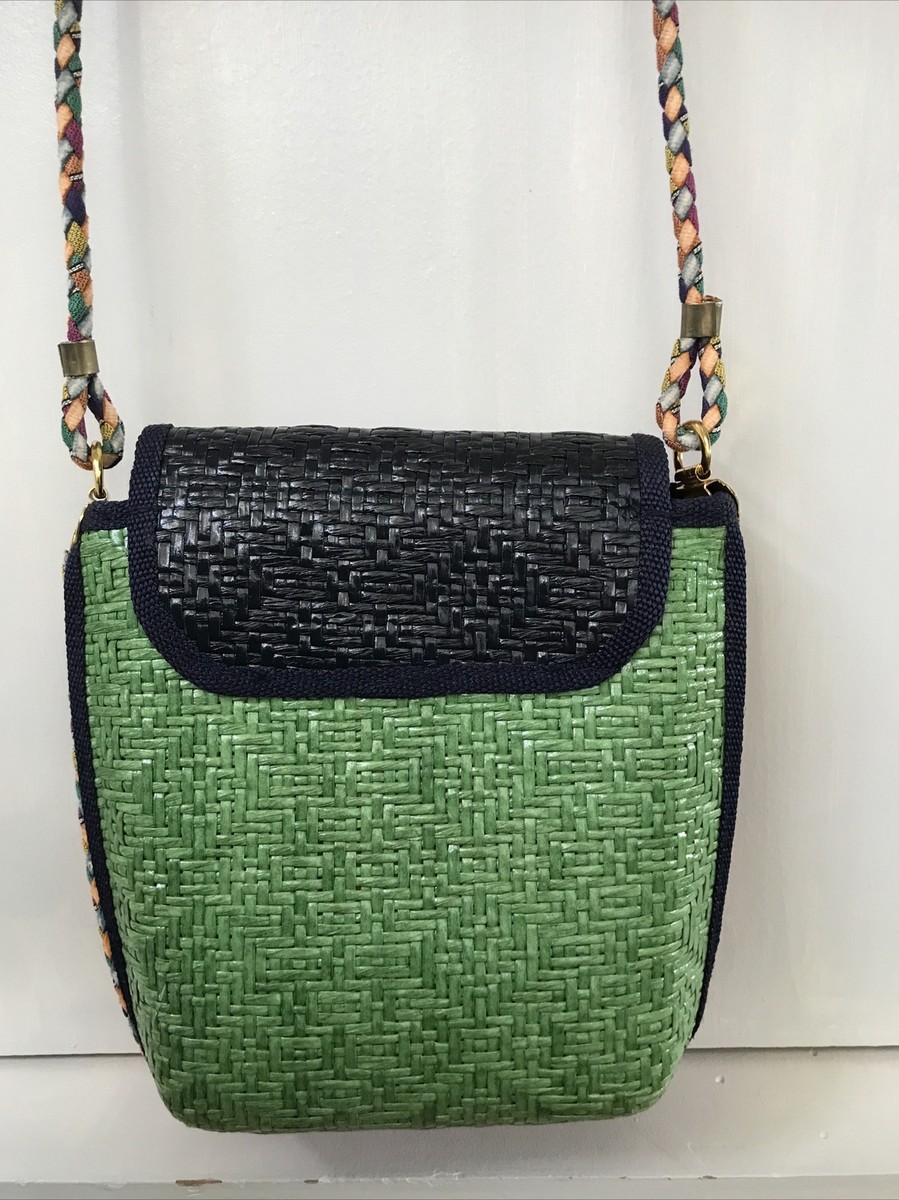 ITALY製 Novelli of Florence ENNELIN ブラック Vintage 1960s Novelli of Florence Italy by Ennelinea STRAW