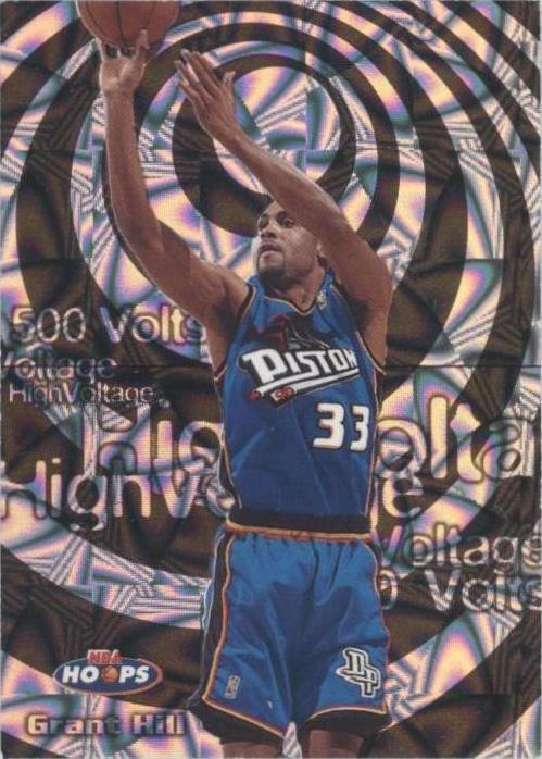 1997-98 NBA Hoops - High Voltage Grant Hill #5HV 500 V /500 for