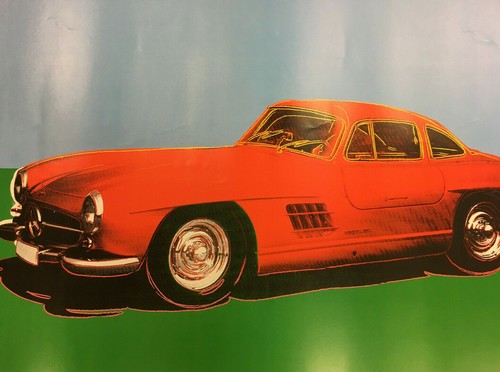 Mercedes Benz 300 SL Coupe by Andy Warhol Poster Art Print 1988 Poster 27.5x35.5 - Picture 6 of 8
