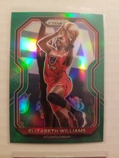 2021 WNBA Prizm Elizabeth Williams #34 Green Prizm Atlanta Dream - FREE SHIPPING