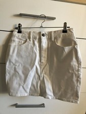 Lee White Denim Mini Skirt