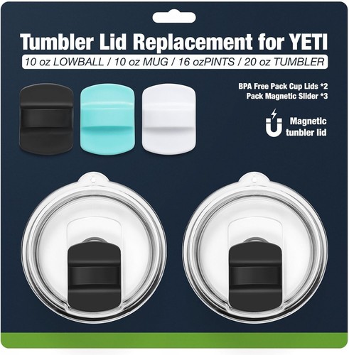 20 oz YETI Tumbler Lid Replacement - Magnetic, Stylish & Impact Resistant - Picture 3 of 10