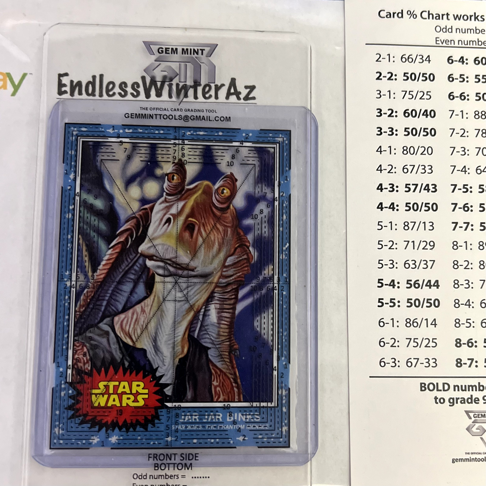 2019 Topps Star Wars Living Set Jar Jar Binks #13 The Phantom Menace