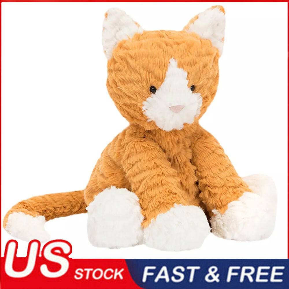 Jellycat Fuddlewuddle Ginger Cat Orange Plush Toy Valentine's Day