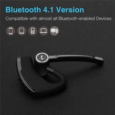 Bluetooth Wireless Earpiece Headsets for iPhone Andorid Cell Phone Car Calling
