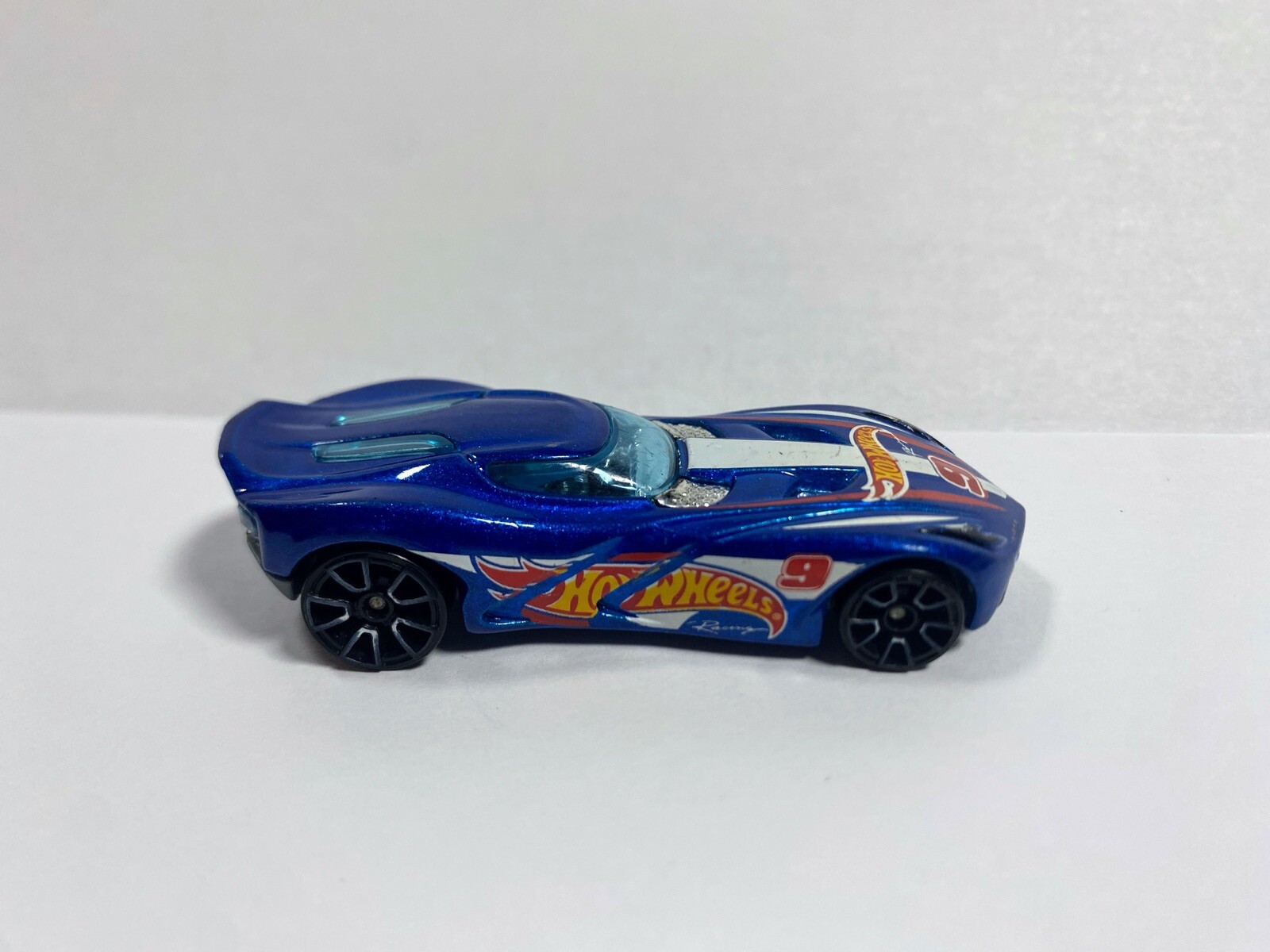 2014 Hot Wheels Velocita #150 Blue HW Race Team 1:64 Diecast Loose OH5sp