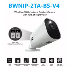 Night Owl BWNIP-2TA-BS-V4 1080 Wire Free Add On Camera with Night Vision