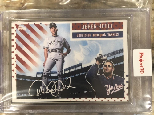 Topps Project70 #350 - 1956 Derek Jeter by Claw Money Artist Proof 46/51 AP HOF