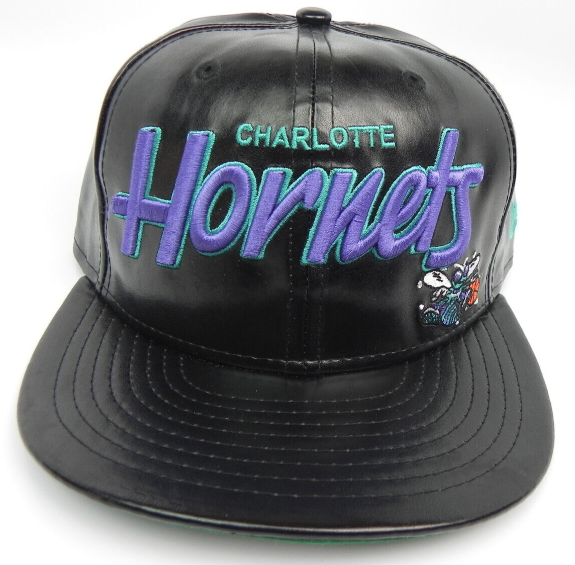 CHARLOTTE HORNETS NBA NEW ERA DOUBLE LINE SCRIPT 9FIFTY SNAPBACK 