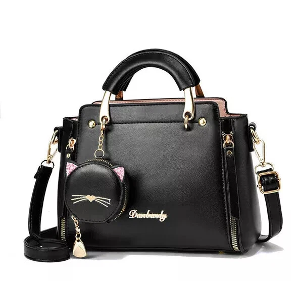 Bolso de mano para damas Bolso de trabajo Mujeres Diseñador Cuero sintético Moda Bolso de hombro 👜 Foto 2 de 4