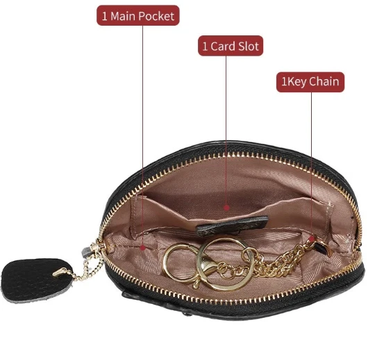 Натуральная кожа животных ручной работы милый кот с хвостом монета сумочки мешок ключ бумажник - Изображение 4 из 4