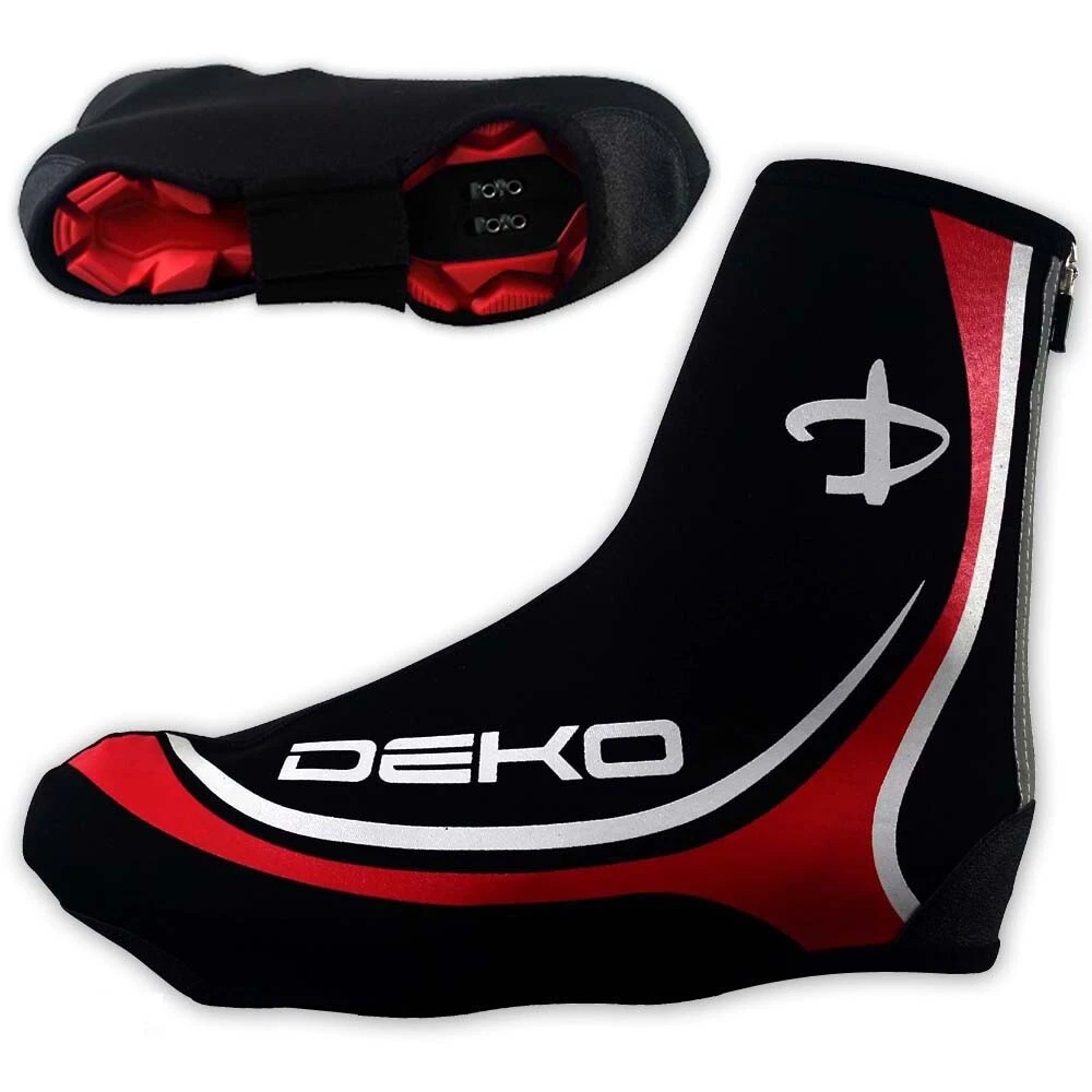 Red deals cycling overshoes